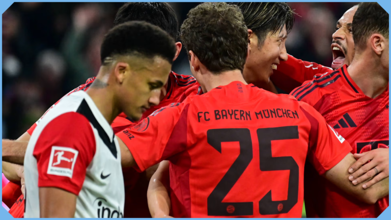 aufstellungen: teilnehmer: fc bayern münchen gegen eintracht frankfurt