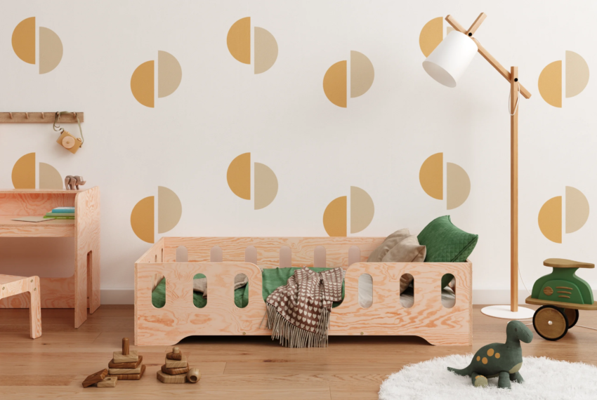 Kinderbett 120x200 mit Rausfallschutz